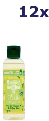 Produktbild von 12x Le Petit Marseillais Konzentriertes Duschgel 100 ml Eisenkraut & Zitrone