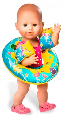 Image de Poppen Zwemring met Zwembandjes