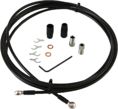 Zdjęcie produktu dla Hydrauliczny wąż hamulcowy Msc 3 M czarny 5 mm czarny 5 mm