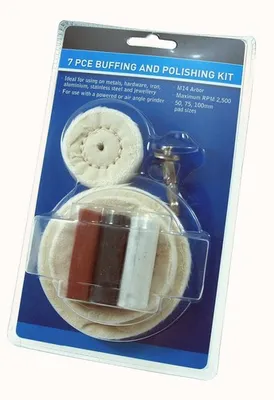 Obrázok produktu pre Polierset Polierpastenadapter HEX 7-teilig