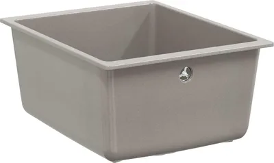 Produktbild von Waschbecken Grau 370 x 460 mm 80% Quarz und 20% Harz