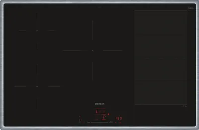 Produktbild von Siemens iQ700 EX845HVC1E, Schwarz, Integriert, 80 cm, 5 Zone(n), 5 Zone(n), Regelmäßig