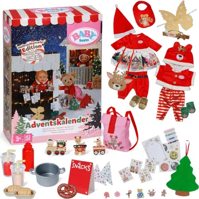 Obrázok produktu pre MGA BABY born adventný kalendár 43cm