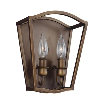 Image de Applique double Yarmouth 2xE14 60W Feiss