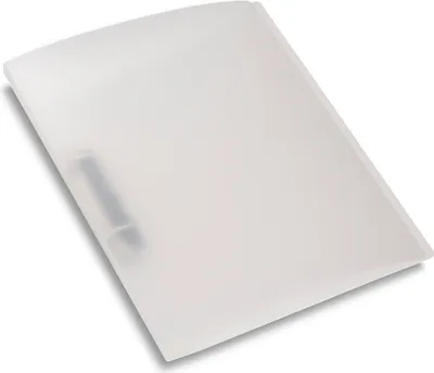 Produktbild von Ringbuch A4 2 Ringe 25mm transluzent weiß Packung mit 3 Stück