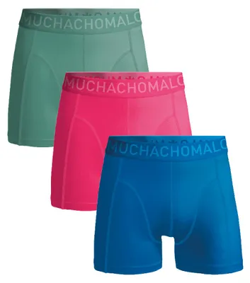 Produktbild von Muchachomalo Herren Boxershorts – 3er Pack – Microfaser & Stretch – Leichte Sport-Unterwäsche – Größe M - MICROFIB1010-158