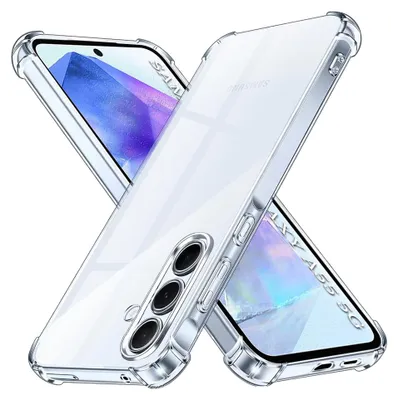 Zdjęcie produktu dla Techsuit Shockproof Silicone etui do Samsung Galaxy A55 5G - przezroczyste