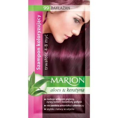 Zdjęcie produktu dla Marion Szampon Koloryzujący Bakłażan Do Włosów 40 Ml
