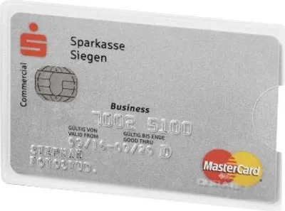 Image de DURABLE Pochette pour cartes de crédit RFID SECURE 3 pièces argentée