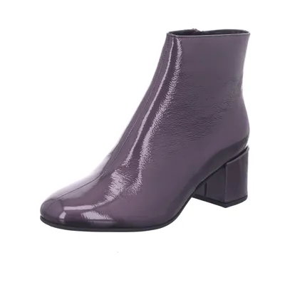 Produktbild von Högl Damen Stiefelette aubergine mit Wet-Lack-Finish, 50mm Absatz, Weite F