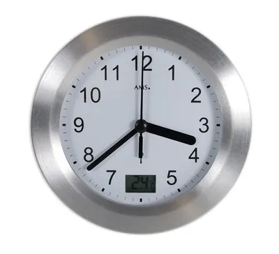 Produktbild von AMS Design Funkwanduhr Wanduhr Baduhr Ø 17 cm Bar-5923