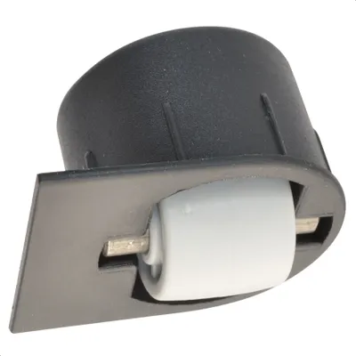 Produktbild von WAGNER Soft-Lenkrolle ROLLER-MINI STOPP LEICHT - Ø 15 mm, Gehäuse schwarz 30/Ø25 x 17/6 mm, Tragkraft 50 kg - 01707601
