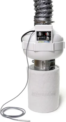 Produktbild von PrimaKlima PKVS-100EC-TC SET, temperaturgesteuerter Ventilator, Aktivkohlefilter, 580 m³/h
