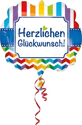 Immagine prodotto di amscan® 3583201 Pallone in foil Congratulations - 63 x 55 cm