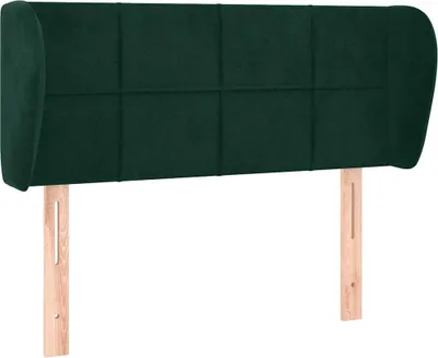 Obrázek produktu pro vidaXL Čelo postele s ušima tmavě zelené 93x23x78/88 cm Velvet