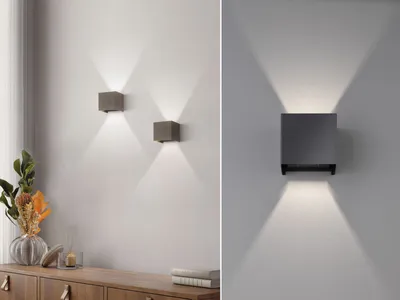Produktbild von Fischer & Honsel LED Außenwandleuchte Wall Schwarz