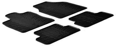 Produktbild von LAMPA Fußmatten Set Gummi für NISSAN Qashqai / Qashqai +2 I (J10, NJ10) Vorne+Hinten