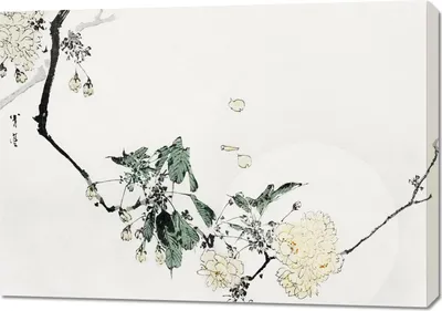 Produktbild von Bild 100x70cm Kirschblüte, Bijutsu Sekai Japanisches Vintage
