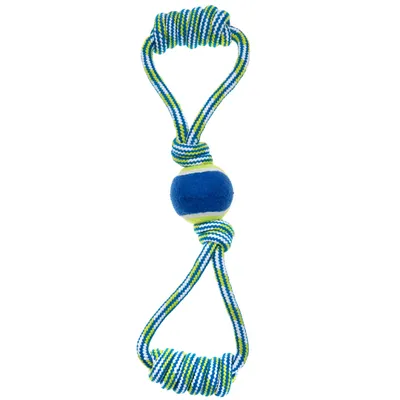 Obrázok produktu pre Have a Pet hračka s tenisovou loptičkou, modro-zelená, 40 cm