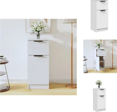 Obrázek produktu pro vidaXL Příborník bílý 30x30x70 cm materiál na bázi dřeva - Příborníky