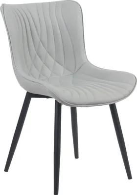 Produktbild von Stuhl HLO-CP103 Kunstleder grau