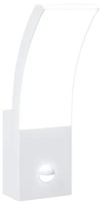 Immagine prodotto di vidaXL Applique da esterno a LED con sensore in alluminio pressofuso bianco