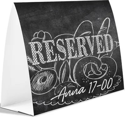 Produktbild von Tischkarten 20x Tischaufsteller 12 x 10 cm für Party Gastronomie Tischdeko