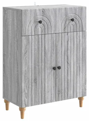 Obrázek produktu pro Servírovací skříň se zásuvkou Šedá sonoma 66 x 34,5 x 90 cm