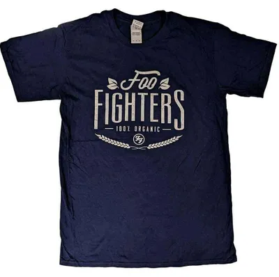 Produktbild von Foo Fighters 100% Organic Navy Blue 2XL T-Shirt