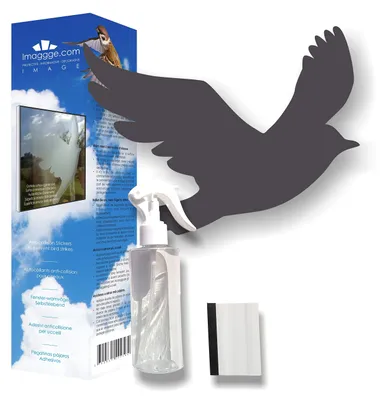 Produktbild von Set von 22 Warnaufklebern für Vögel