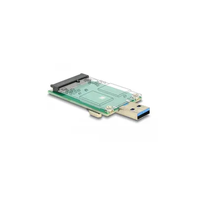 Imagen del producto de DeLOCK 62681 DeLOCK Konverter USB3.0 A Stecker>mSATA