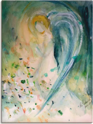 Produktbild von ARTland Leinwandbild Engelbild abstrakt Größe: 45x60 cm