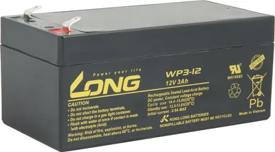 Immagine prodotto di Batteria lunga 12V 3Ah F1 (WP3-12)