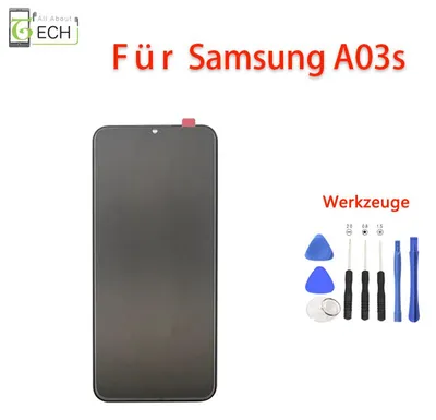 Produktbild von Für Samsung Galaxy A03s A037G LCD Display mit Rahmen Touchscreen Bildschirm