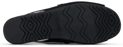 Immagine prodotto di Sandali da bambino Toms, modello alpargata, con cinturino al tallone, colore nero, taglia 42.5