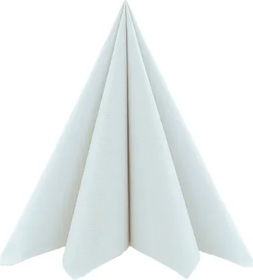 Produktbild von Airlaid Serviette Perlgrau, 33 x 33 cm, 50 Stück - Mank