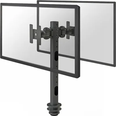 Produktbild von Neomounts FPMA-D050D - Befestigungskit - Voll beweglich - für 2 LCD-Displays - Schwarz - Bildschirmgröße: 25.4-76.2 cm (10"-30")