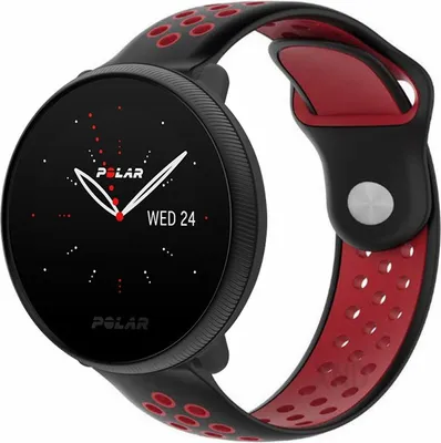 Produktbild von Strap-it Polar Ignite 3 Sportarmband (Schwarz/Rot)