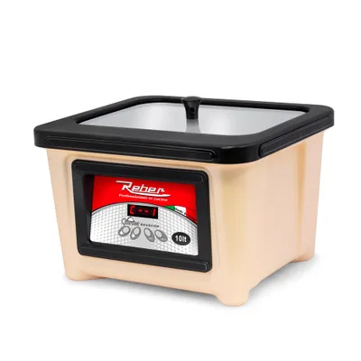 Immagine prodotto di Reber 10066 N scaldavivande elettrico 65 W 10 L Beige, Nero Adolescenza
