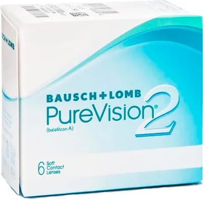 Zdjęcie produktu dla Soczewki PUREVISION 2 HD 6 szt. Moc: -0,75