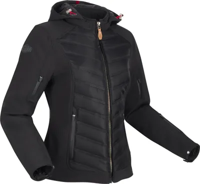 Image de Veste textile de moto Segura Natcho 2 pour femme, noir/rouge, 46
