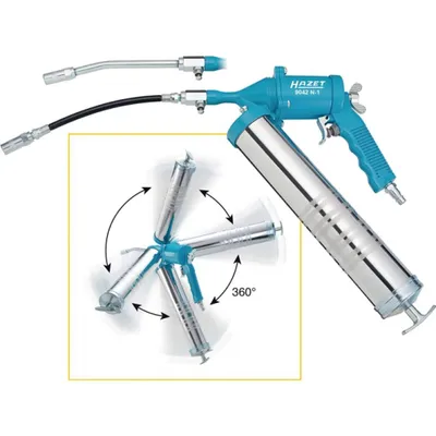 Produktbild von Hazet Hazet Druckluftfettpresse 9042N-1 230l/min 400 ml 6,3bar - 9042N-1