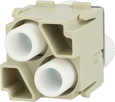 Immagine prodotto di HARTING Han HV modulo inserto maschio (M) connettore a crimpare, 2 poli 2900 V/5000 V, 40 A - 1 pezzo