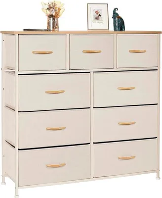 Image de Armoire avec 9 tiroirs, idéale pour la chambre, la cuisine et le bureau