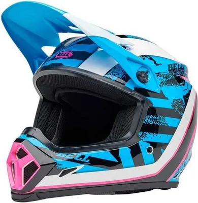Image de Bell Moto Mx-9 Mips Breakdance casque tout-terrain bleu L bleu L
