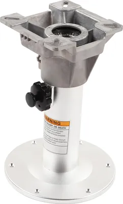 Produktbild von Verstellbarer Marine-Sitzsockel, manuell, 330–480 mm, 360-Grad-Drehgelenk für Wohnmobile, Yachten, Boote