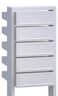 Produktbild von Briefkastenanlage Stairs for Five in Weiß