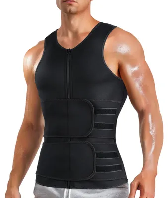 Obrázok produktu pre Solidchoice – Pánska sauna vesta na cvičenie a jogu (veľkosť L)