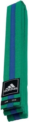 Produktbild von Adidas Budogürtel getreift grün/blau/grün 280