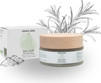 Produktbild von EMIKOCare Balsam 100 ml Hautpflege-Balsam mit Rügener Heilkreide; unterstützt die Regenerationsfähigkeit der Haut